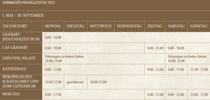 Öffnungszeiten pecsiegyhazmegye.hu